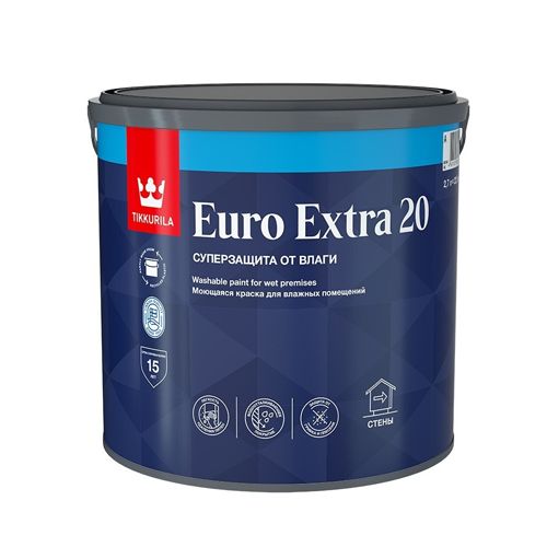 Краска Tikkurila Euro Extra 20 A 9 л