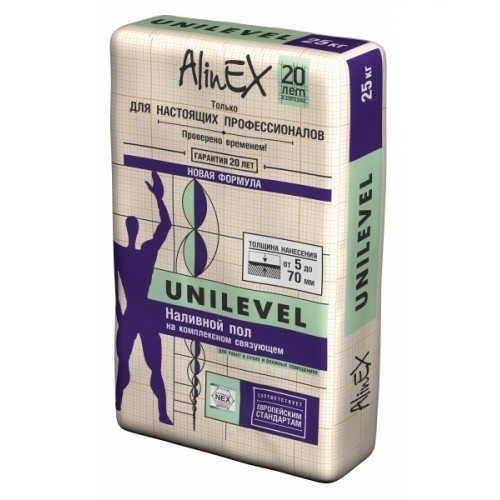 Наливной пол "АlinEX Unilevel" (25 кг)