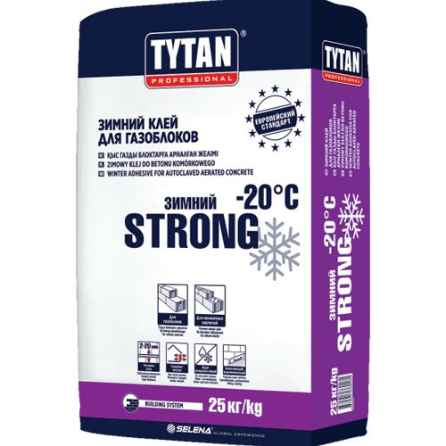 Клей для газоблоков TYTAN STRONG BS13 зимний