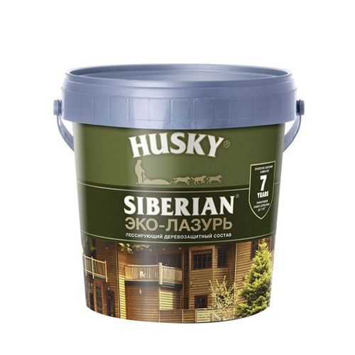 HUSKY SIBERIAN для дерева черное дерево 0,9л