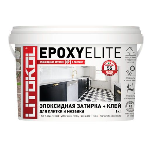 Затирка Litokol E.05 Серый базальт 1 кг