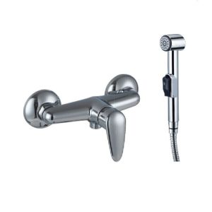 Смеситель настенный с гигиеническим душем Lemark Pramen LM3318С