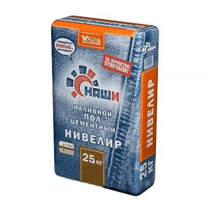 Наливной пол цементный НАШИ «Нивелир» (25 кг)