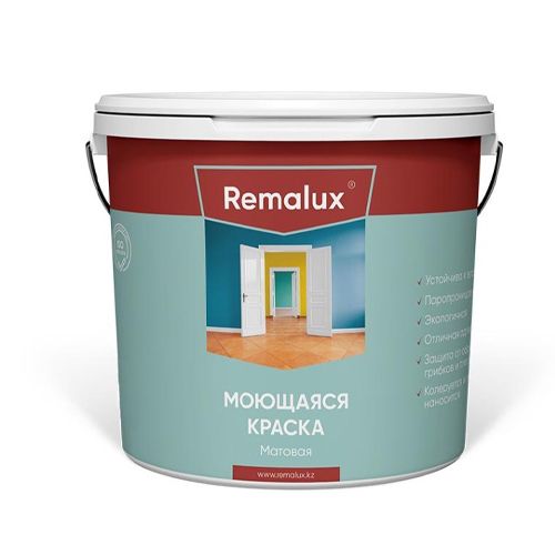 Краска моющаяся REMALUX 3 кг