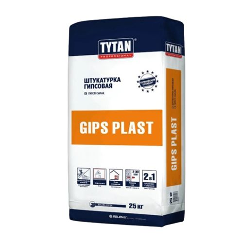 Штукатурка гипсовая Tytan Gips Plast