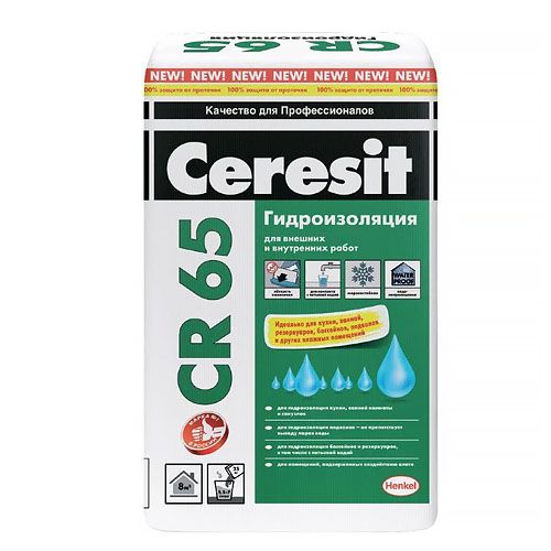 Гидроизоляция CERESIT CR-65 (25 кг)