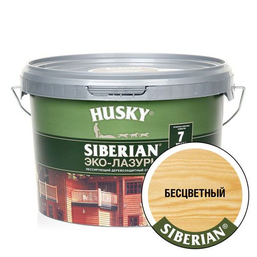 HUSKY SIBERIAN для дерева бесцветная 2,5л