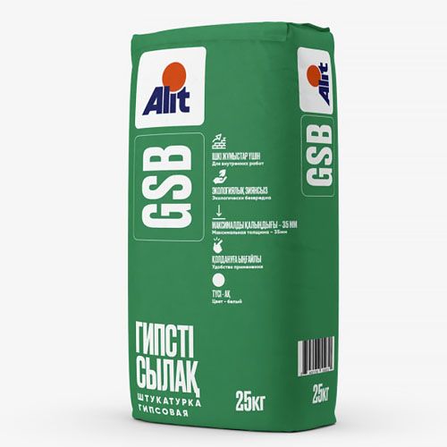 Алит Штукатурка гипсовая белая GSB