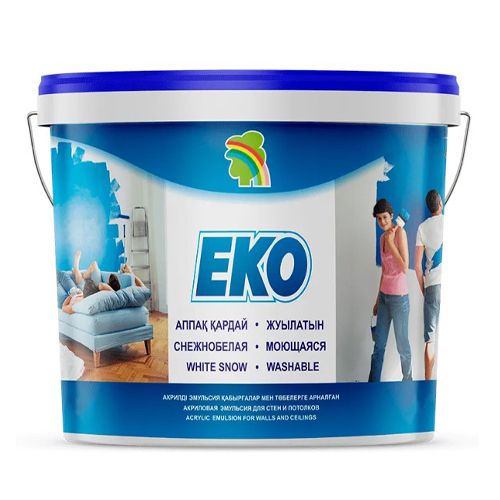 Краска "EKO" моющаяся акриловая 14  кг