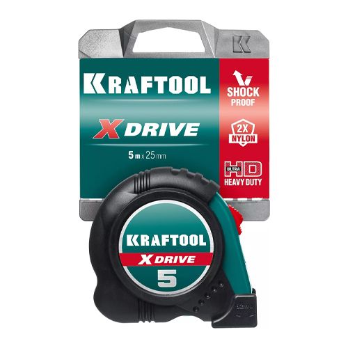KRAFTOOL X-Drive 5м /25мм рулетка