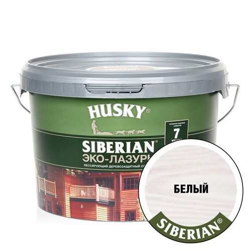 HUSKY SIBERIAN для дерева белая 2,5л