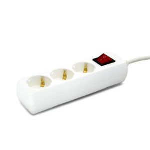 Удлинитель (3места 2р+pe+выкл 3м. 3х1мм2 16A/2,2кВт/220В) UNIT (1/25) NEW