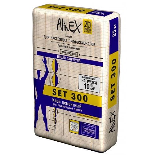 Клей AlinEX SET 300, 25 кг
