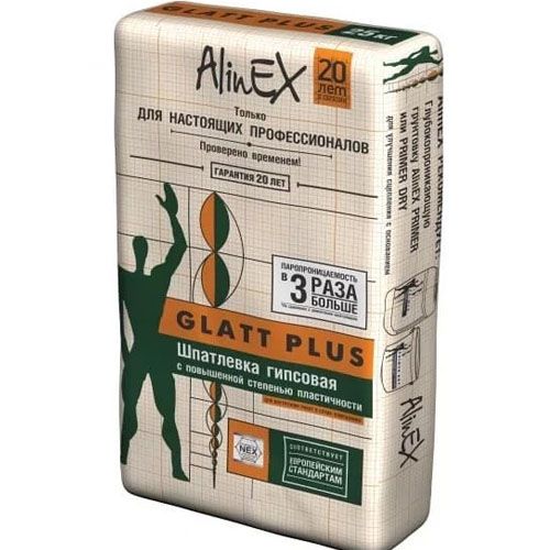 Шпатлевка AlinEX GLATT PLUS