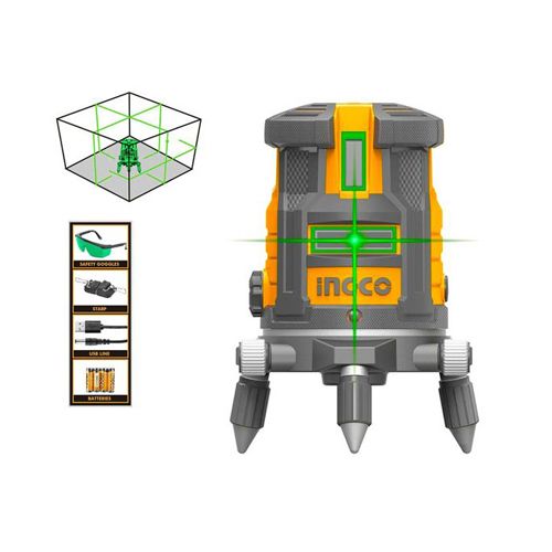 Лазерный нивелир 30м (GREEN) Ingco INDUSTRIAL  HLL305205