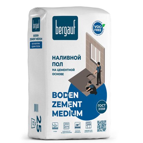 Наливной пол Bergauf Boden Zement Medium