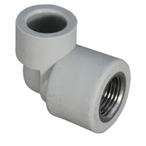 Отвод ППР с вн.рез. серый 20x1/2" Jakko