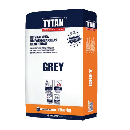 Штукатурка цементная TYTAN GREY