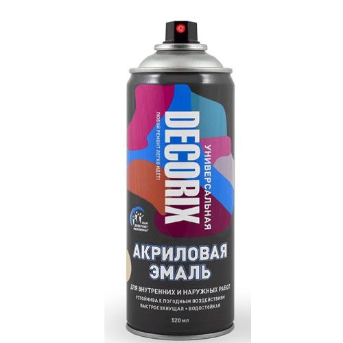 Аэрозольная эмаль Decorix (графитовый серый) 0101-40 DX