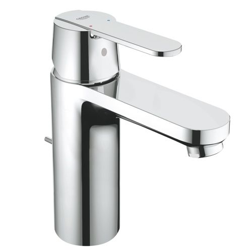 Смеситель Grohe Get на раковину, однорычажный, хром, донный клапан, средний (23454000)