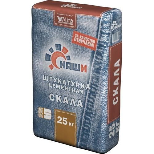 Штукатурка цементная НАШИ "Скала"  (25 кг)