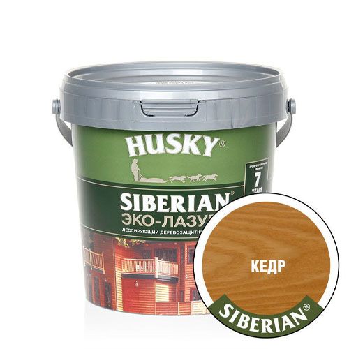 HUSKY SIBERIAN для дерева кедр 0,9л