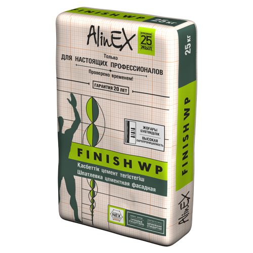 Цементная шпатлевка AlinEX «FINISH WP»