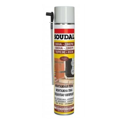 Пена монтажная SOUDAL летняя  750 ml