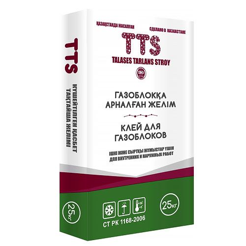 Кладочный клей для газоблоков TTS (25 кг)